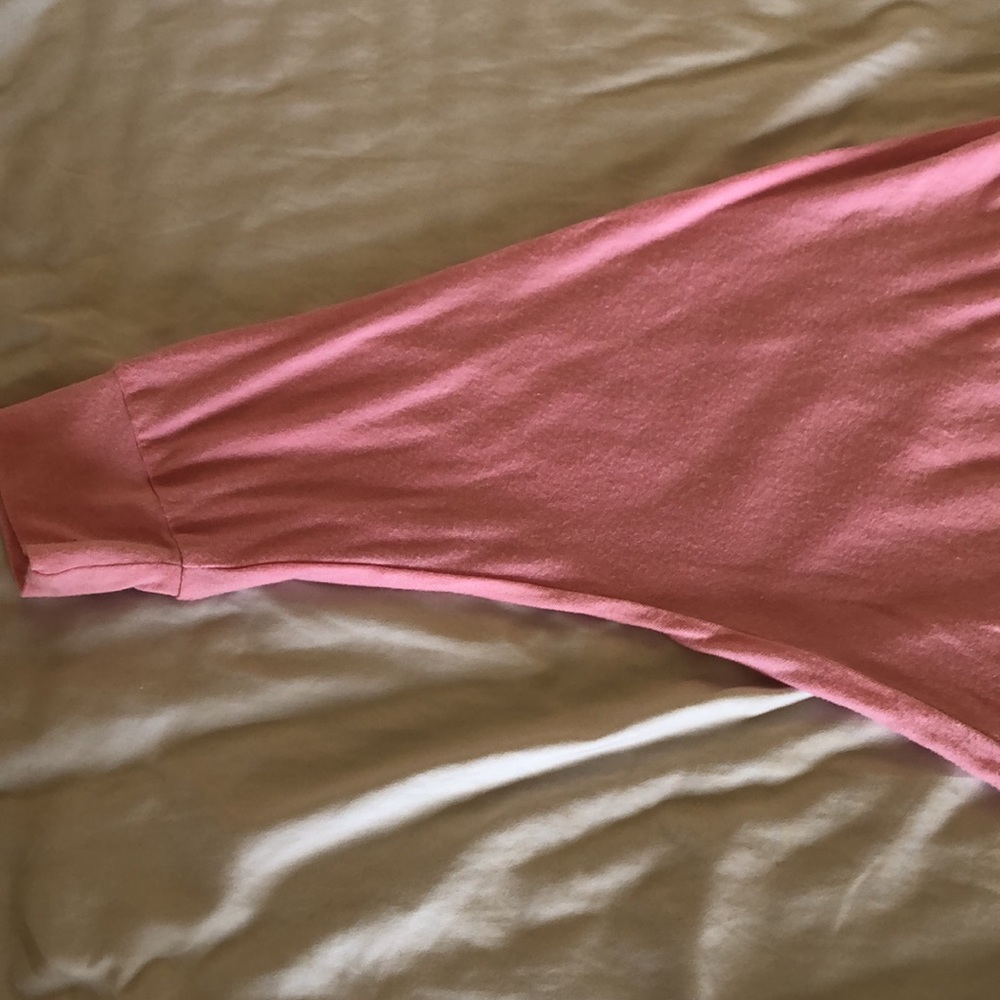 Made by Johny Pink Women's V-Neck Top - Large - Picture 4 of 4